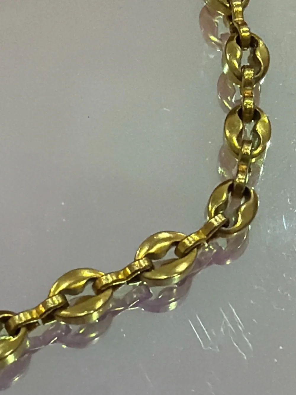 Vintage Gold Twisted Link Bracelet - Women Jewelry